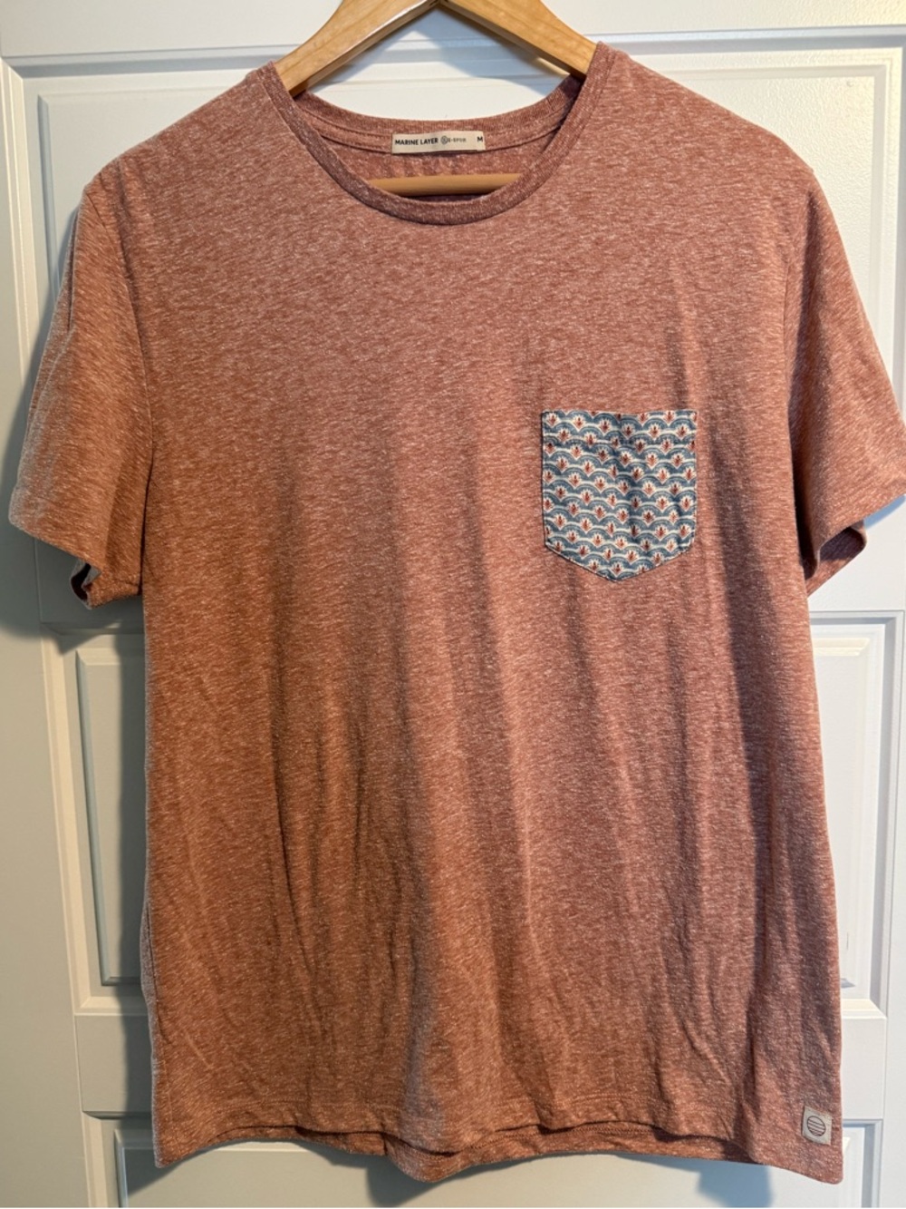 Marine Layer Signature Printed Pocket Shirt